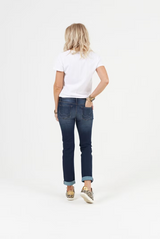 CULT OF INDIVIDUALITY - Harlow Freedom Slouchy Jeans - Dark Blue Sz27