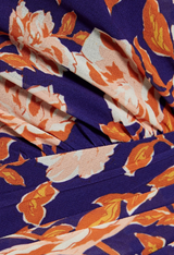 AMUR Claudia One Shoulder Dress - Twilight Floral Sz4 NZ8