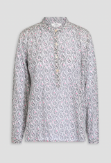 ISABEL MARANT Maria Shirt - Ecru Printed Sz38 NZ