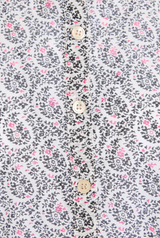 ISABEL MARANT Maria Shirt - Ecru Printed Sz38 NZ