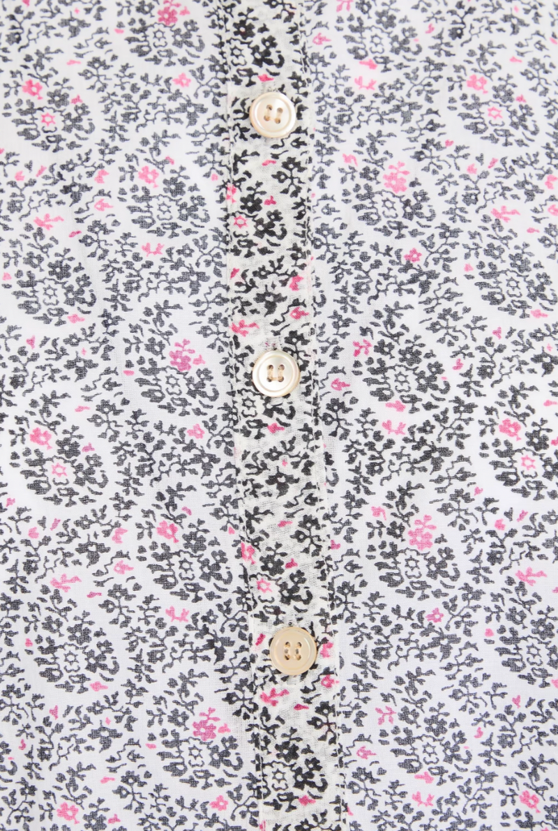 ISABEL MARANT Maria Shirt - Ecru Printed Sz38 NZ