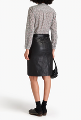 ISABEL MARANT Maria Shirt - Ecru Printed Sz38 NZ