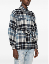 POLO RALPH LAUREN  Plaid Recycled Wool-Blend Shirt Sz4 NZ8