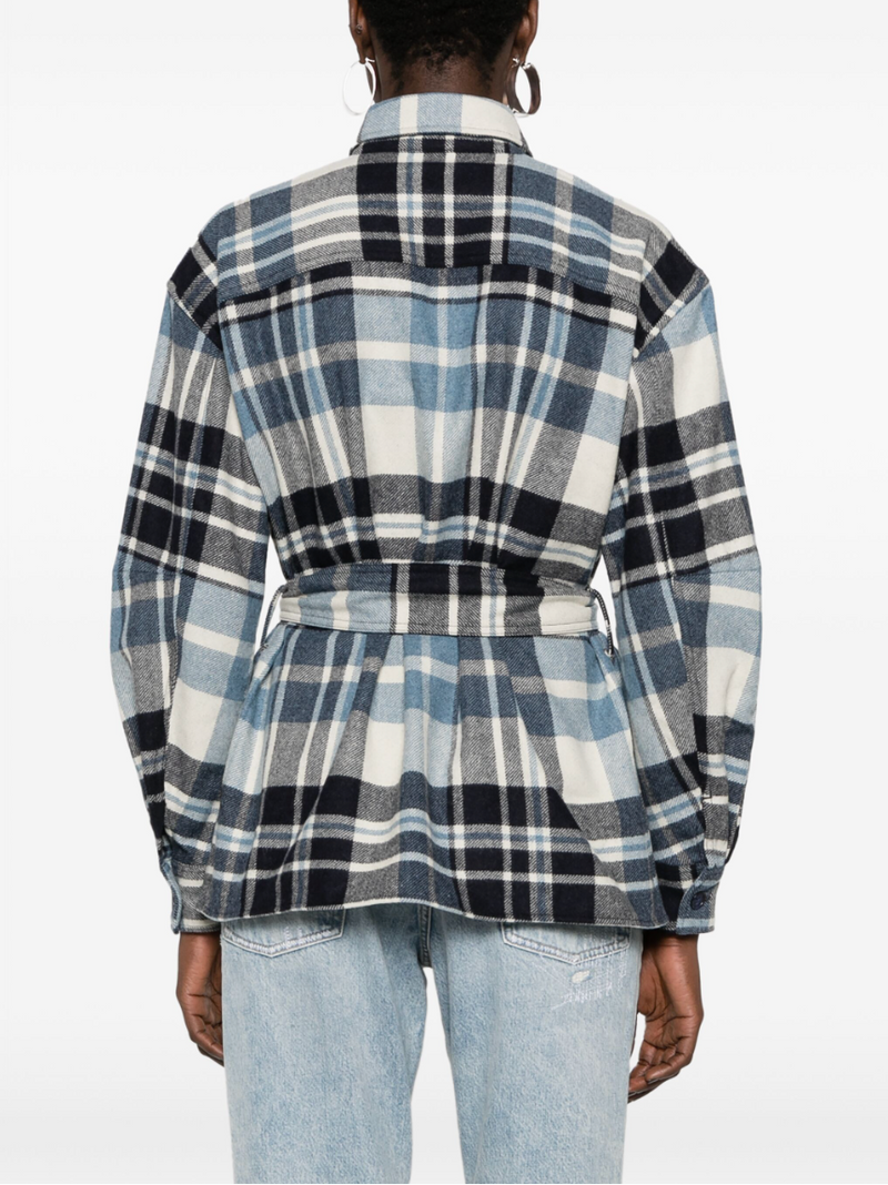 POLO RALPH LAUREN  Plaid Recycled Wool-Blend Shirt Sz4 NZ8