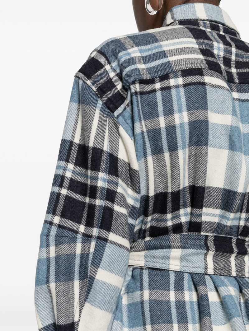 POLO RALPH LAUREN  Plaid Recycled Wool-Blend Shirt Sz4 NZ8