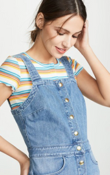 FRAME Claire Snap-Front Denim Dress - Islet SzM