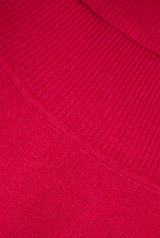 CHINTI & PARKER Merino Cashmere Blend Rollneck - Bright Pink SzL