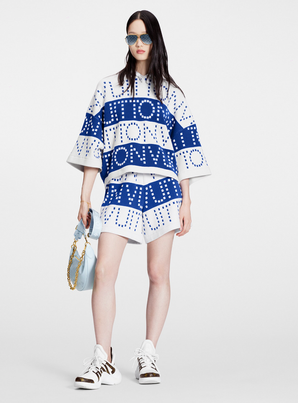 LOUIS VUITTON Signature Chunky Stripe Hoodie SzS