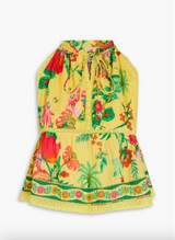 FARM RIO Delicate Fruit Garden Top - Yellow SzS