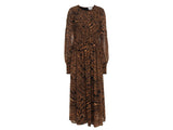 GANNI Tiger Print Midi Dress Sz36 NZ10