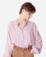 VANESSA BRUNO Coco Blouse - Powder Pink Sz36 NZM