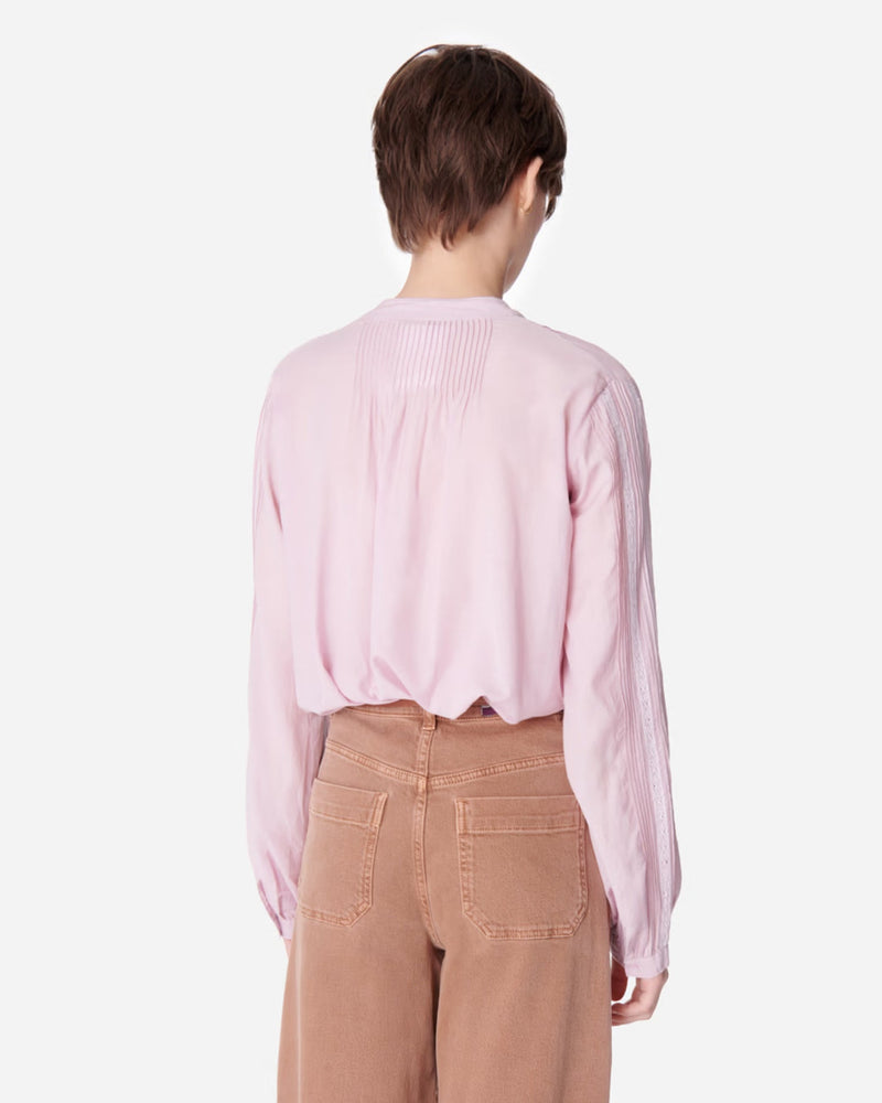 VANESSA BRUNO Coco Blouse - Powder Pink Sz36 NZM