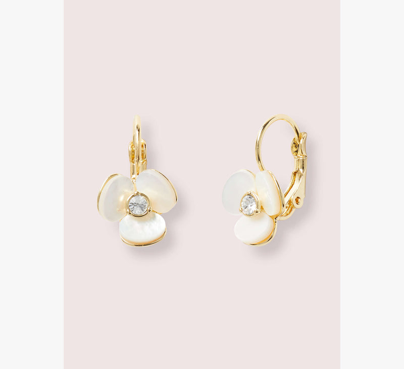 KATE SPADE Disco Pansy Drop Earrings