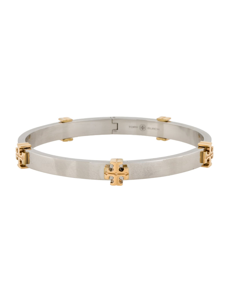 TORY BURCH Classic Logo Hinge Bangle