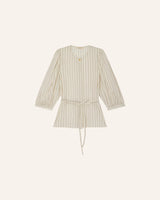 SESSUN Georgia Shirt - Sandcream SzL
