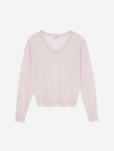 JAC + JACK Will Cashmere Sweater - Bone SzXS