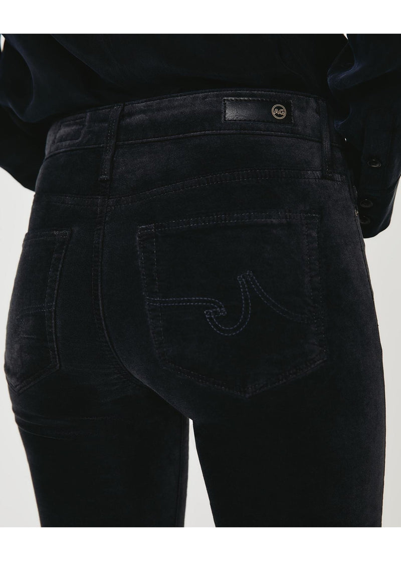 AG JEANS Farrah Velvet Skinny Ankle - Black Sz31