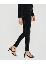 AG JEANS Farrah Velvet Skinny Ankle - Black Sz31