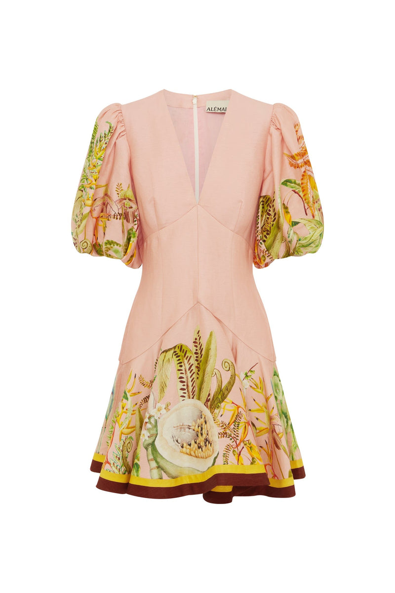 ALEMAIS Papaya Mini Dress - Pink Sz8