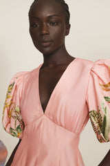ALEMAIS Papaya Mini Dress - Pink Sz8
