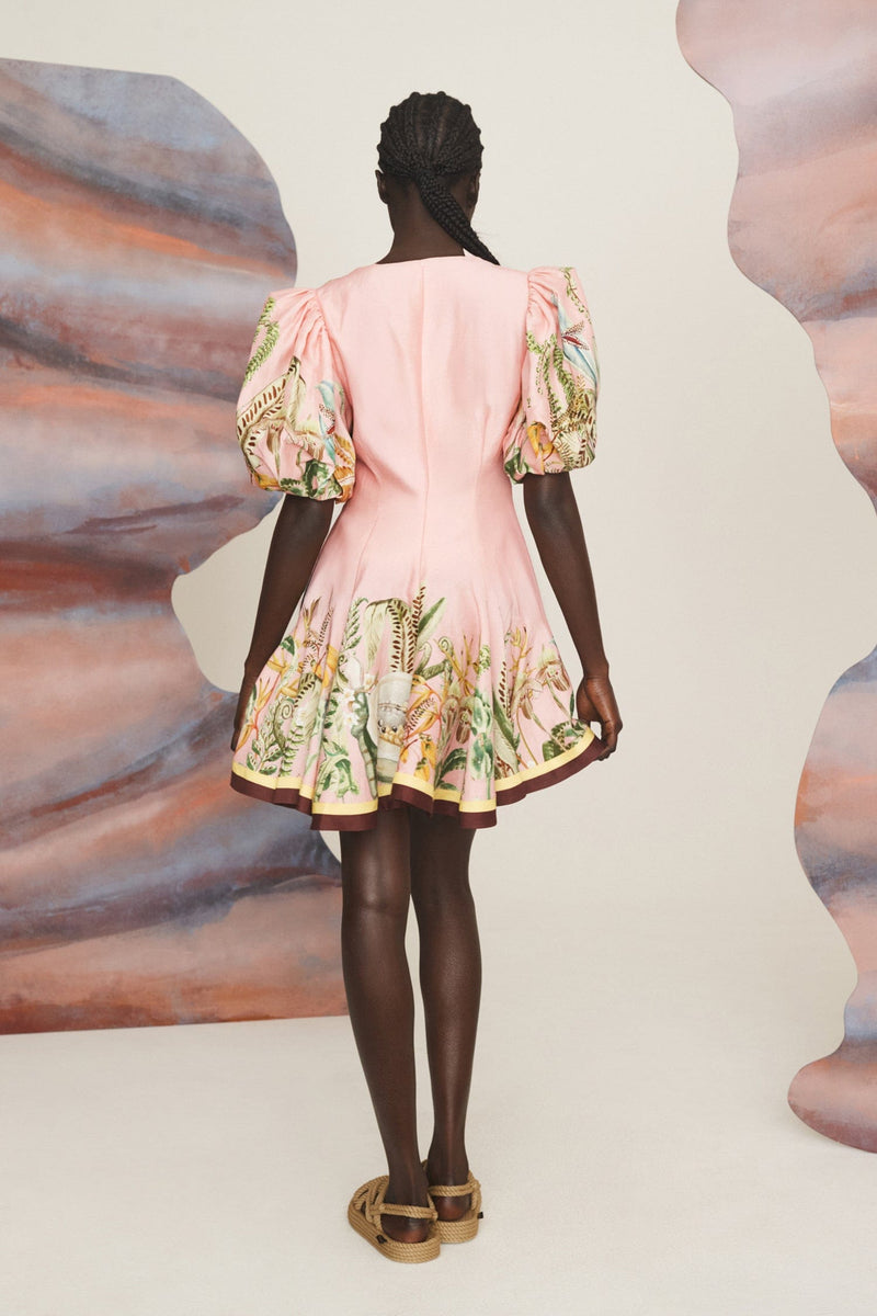 ALEMAIS Papaya Mini Dress - Pink Sz8