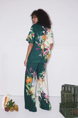 ALEMAIS Aggie Shirt - Green Floral Sz12