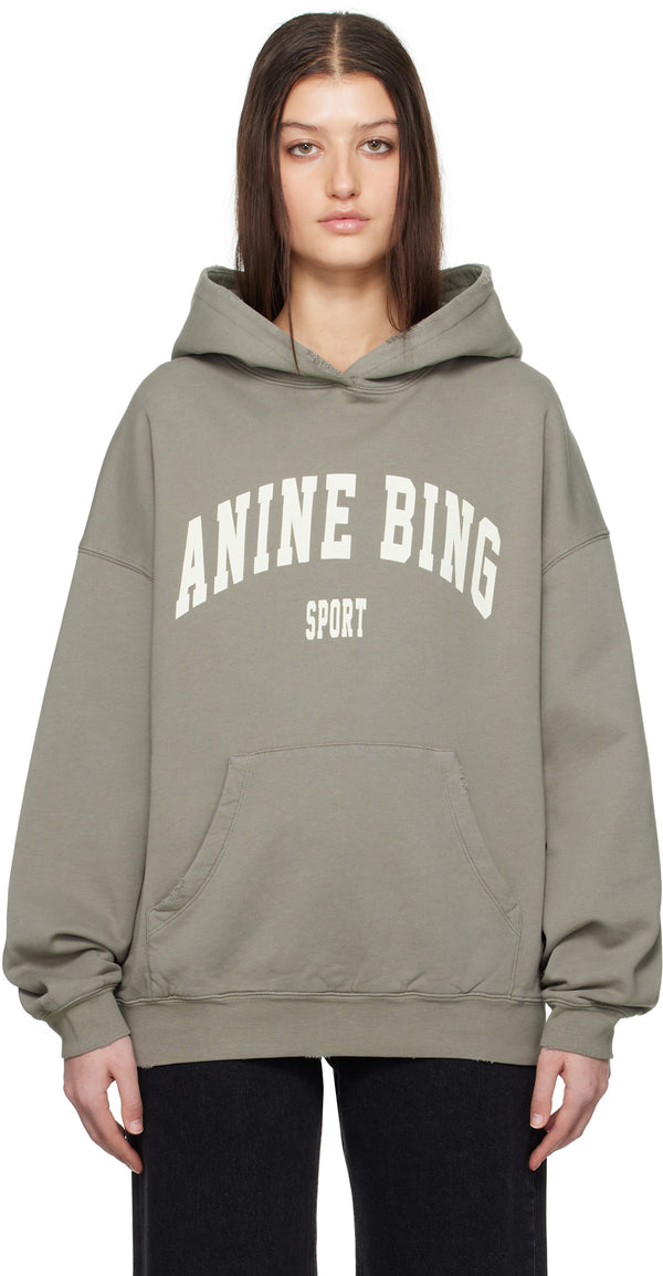 ANINE BING Harvey Sweatshirt - Dusty Olive SzL
