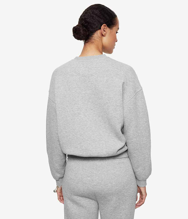 ANINE BING Evan Sweatshirt - Heather Grey SzL