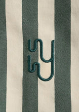 YAITTE Buoy Stripe Shirt - Green SzM