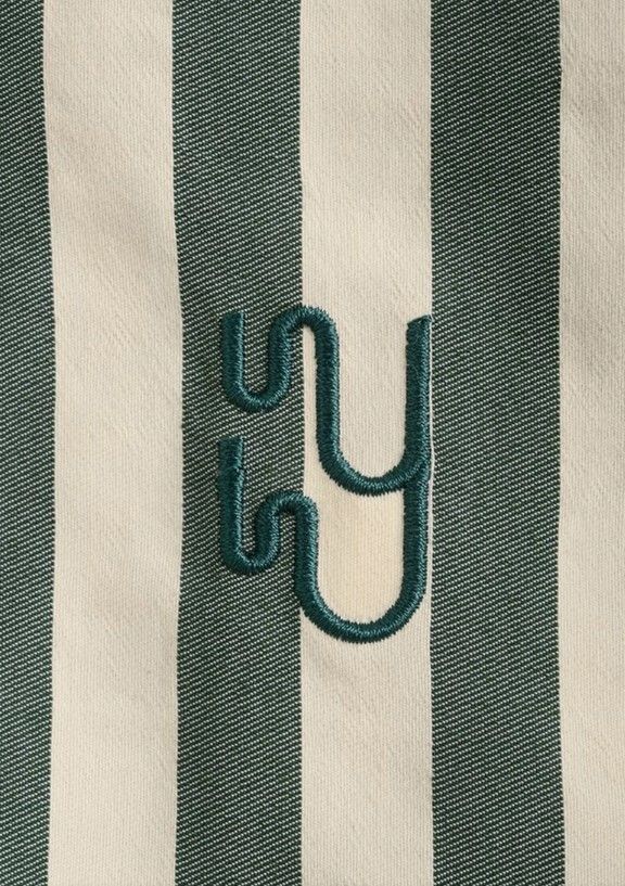 YAITTE Buoy Stripe Shirt - Green SzM
