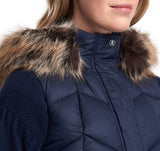 BARBOUR Downhall Gilet (Vest) - Navy & Deep Pink Sz12