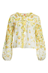 FARM RIO Azaleia Blouse - Off White SzM