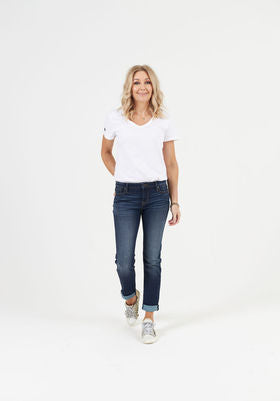 CULT OF INDIVIDUALITY - Harlow Freedom Slouchy Jeans - Dark Blue Sz27