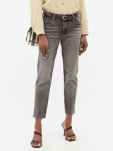 FRAME Le Nouveau Mid-rise Straight Jeans - Grey Sz28