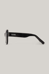 GANNI Big Butterfly Sunglasses - Black