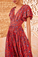 ULLA JOHNSON Lyria Dress - Poppy US4 NZ8