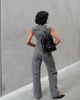 WYNN HAMLYN Darted Leg Jeans - Grey Sz6