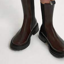 DEADLY PONIES Hi Top Kaze Boots - Brown EU37