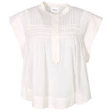 ISABEL MARANT ÉTOILE Leaza Top - Off White Sz38 NZ S/M
