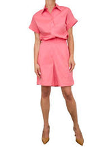 MAX MARA Oriana Cotton Blend Shirt - Pink US8 NZ12