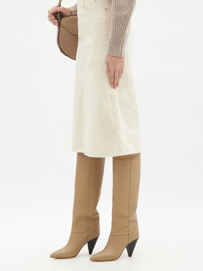 ISABEL MARANT Loens High Boots - Taupe EU38
