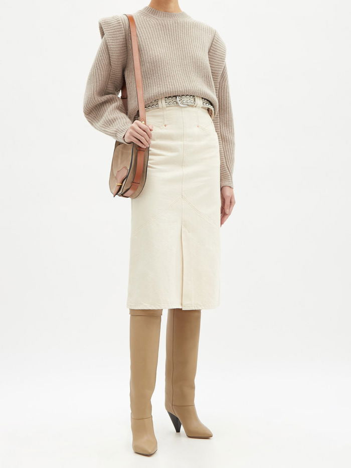 ISABEL MARANT Loens High Boots - Taupe EU38