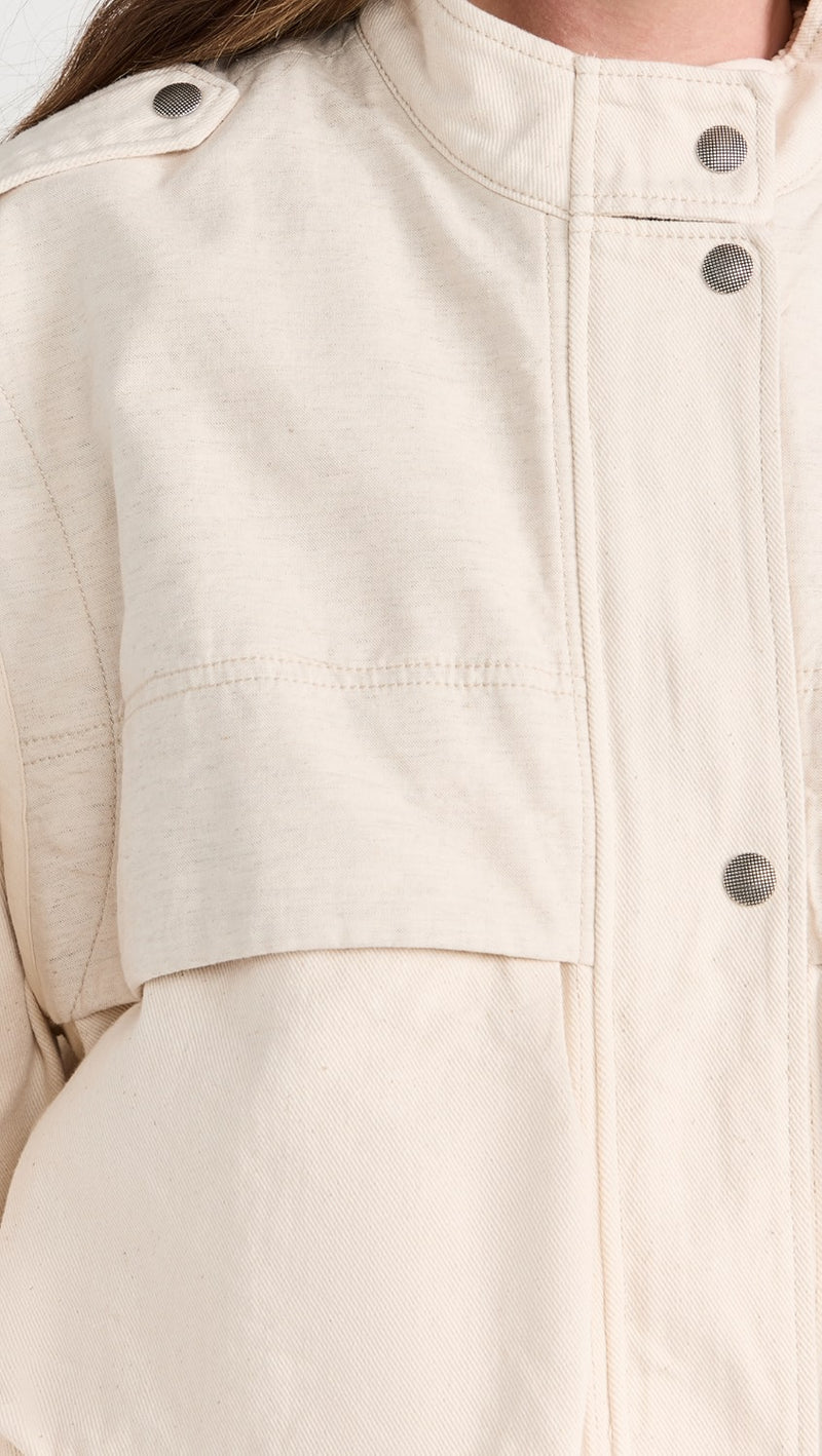 ISABEL MARANT Edine Jacket - Ecru Sz34 NZXS