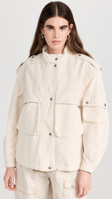 ISABEL MARANT Edine Jacket - Ecru Sz34 NZXS