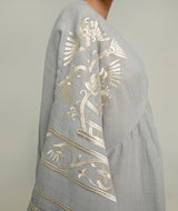 GREEK ARCHAIC KORI Kaftan Dress - Light Grey SzS