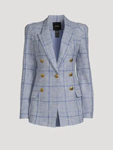 SMYTHE Not A DB Pagoda Blazer - Blueberry US4 NZ8