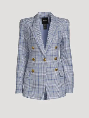 SMYTHE Not A DB Pagoda Blazer - Blueberry US4 NZ8