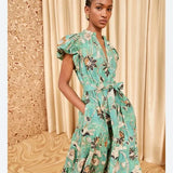 ULLA JOHNSON Ottilie Dress - Seafoam US4 NZ8