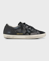 GOLDEN GOOSE Superstar Black Glitter Heel - EU40