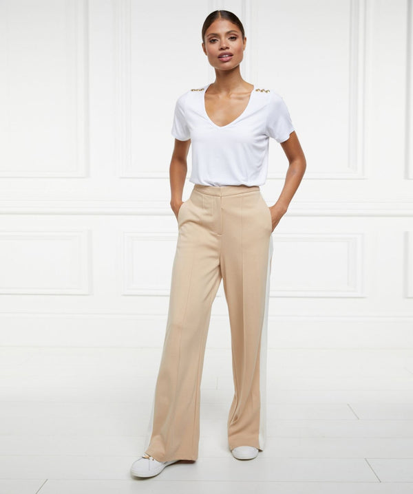 HOLLAND COOPER Wide Leg Pants - Beige SzS